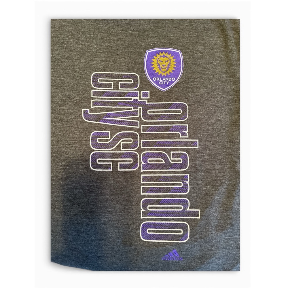 Orlando City Soccer Club Women’s Adidas Climalite Tee size M/L.